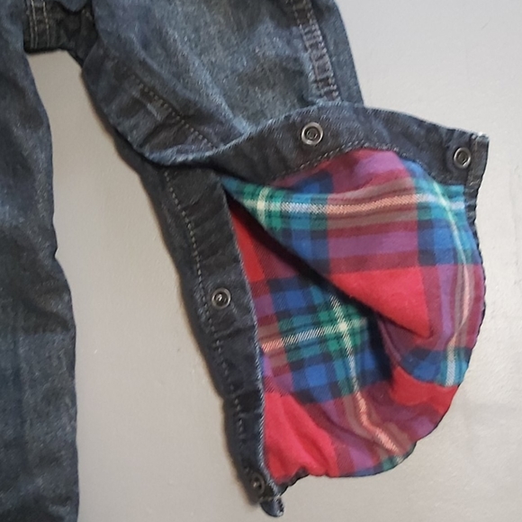 Oshkosh Flannel Lined Overalls - Picture 5 of 5